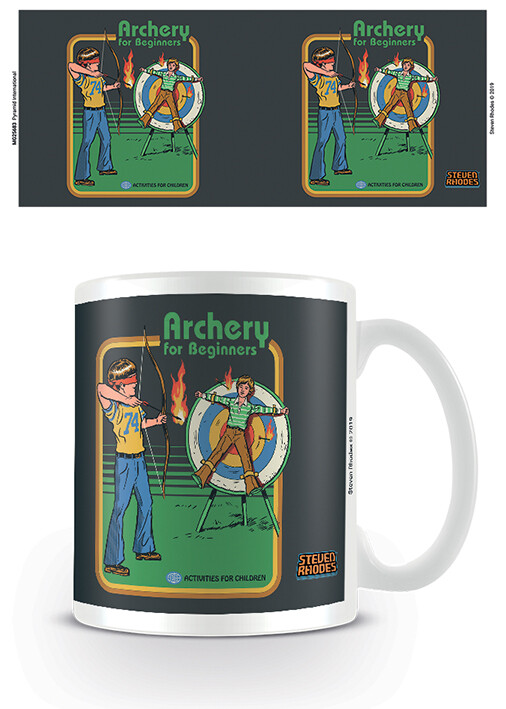 Koffie mok Steven Rhodes - Archery For Beginners
