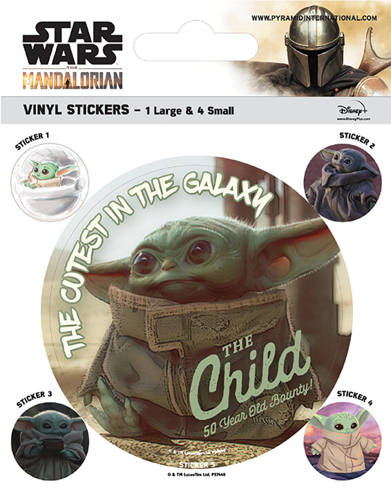 Samolepky Star Wars: The Mandalorian - The Child