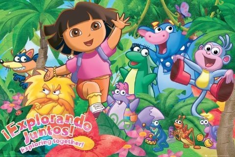 Poster DORA THE EXPLORER - group | Muur posters | 3+1 GRATIS