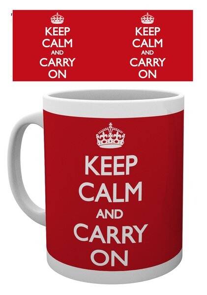Koffie mok Keep Calm And Carry On