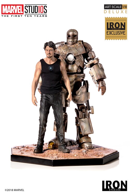 Statuetta MCU 10 Years - Tony Stark & Mark I