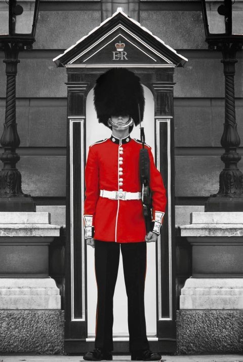 Poster London - royal guard