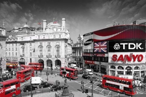 Plakát Londýn - piccadilly circus