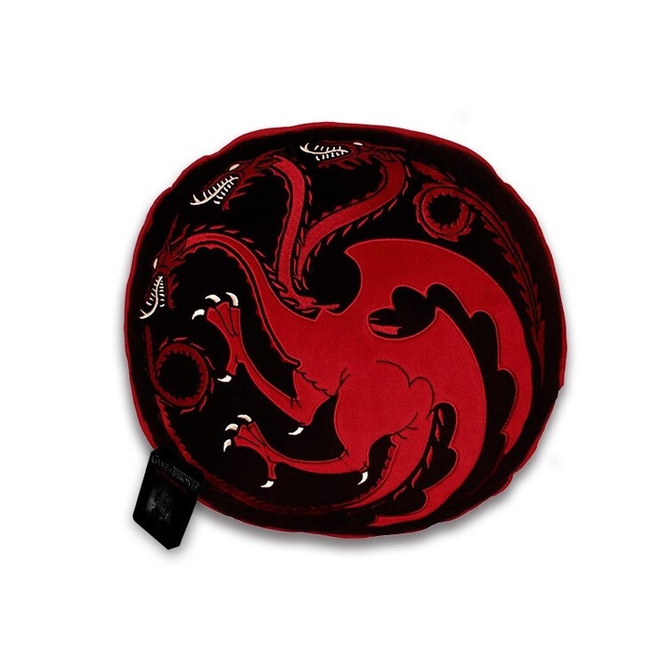 Polštářek Hra o Trůny (Game of Thrones) - Targaryen, 39 x 39 x 10 cm
