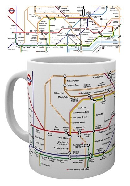 Kubek Transport For London - Underground Map