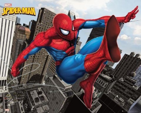 Póster SPIDER-MAN - city