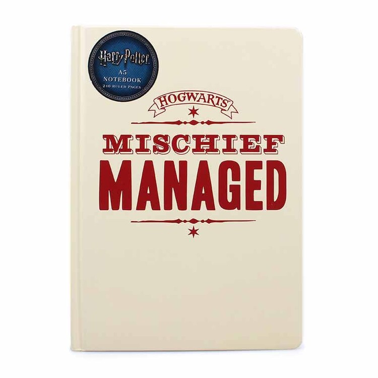 Levně Zápisník Harry Potter - Mischief Managed, A5