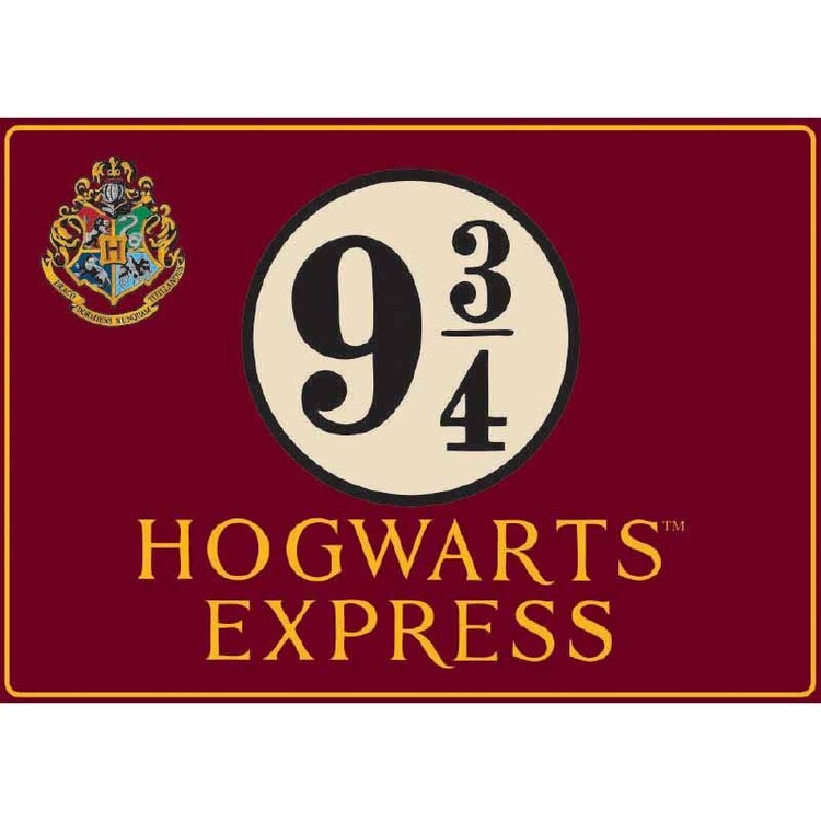 Metallschild Harry Potter - Hogwarts Express
