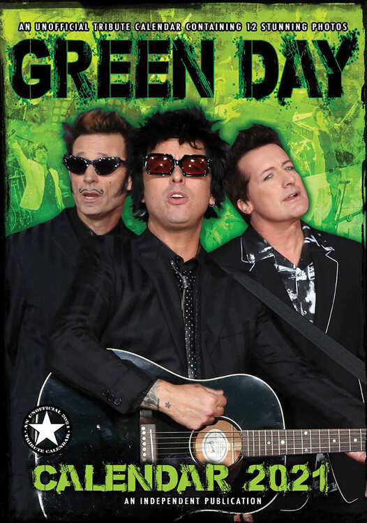 Naptár 2027 Green Day