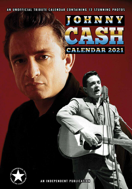 Naptár 2027 Johnny Cash