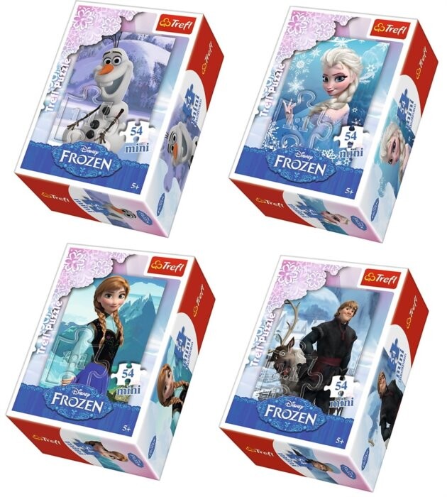 Puzzle Die Eiskönigin: Völlig unverfroren 4in1