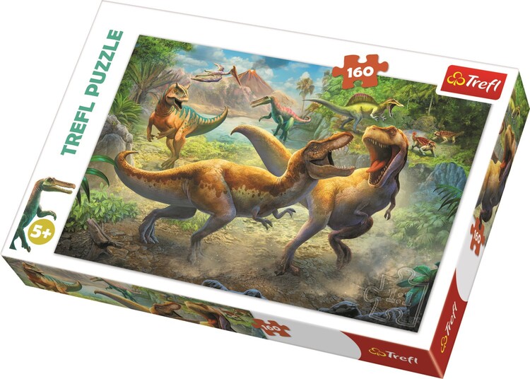 Puzzle Fighting Tyrannosaurs