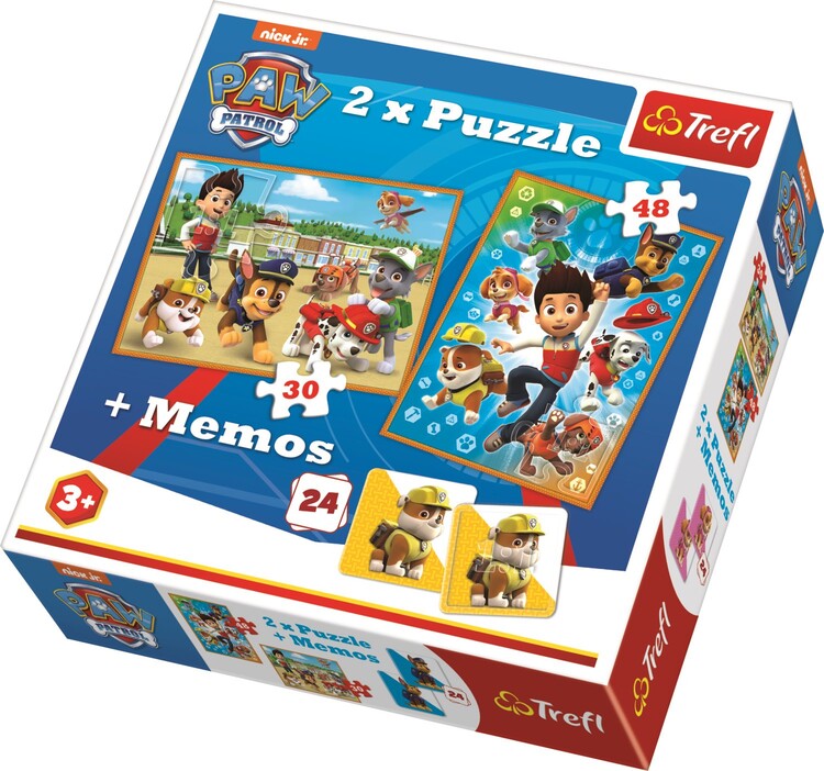 Puzzle Paw Patrol 2in1 + Memos
