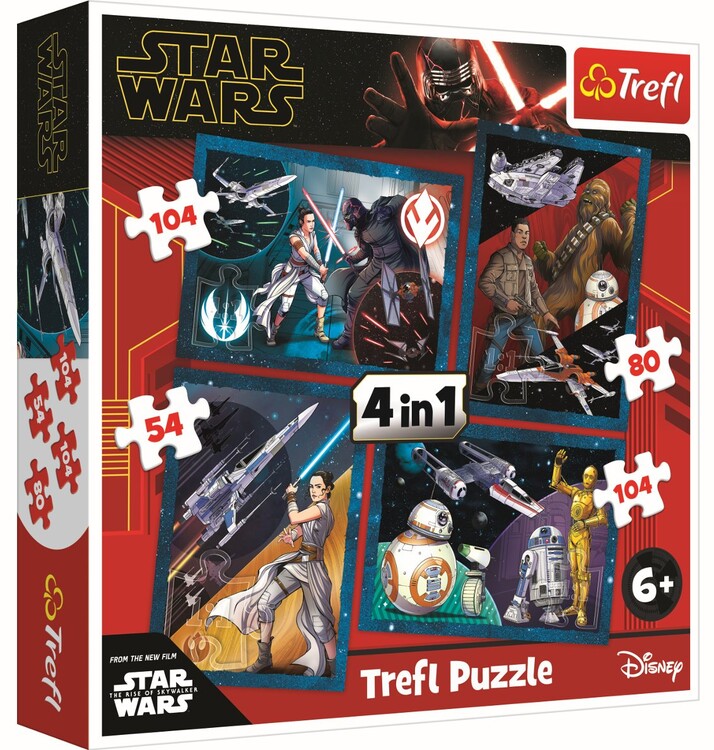 Puzzle Star Wars: L'ascesa di Skywalker 4in1