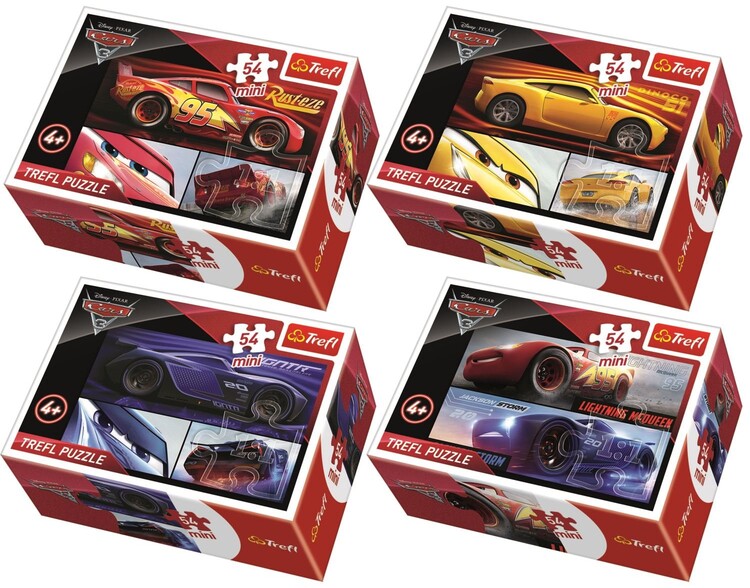Puzzle Auta 3 4v1