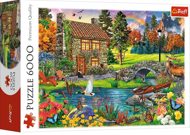 Puzzle Cottage in the Mountains