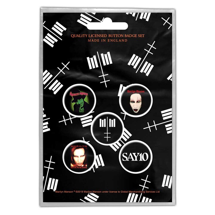 Speldjesset Marilyn Manson - Cross Logo