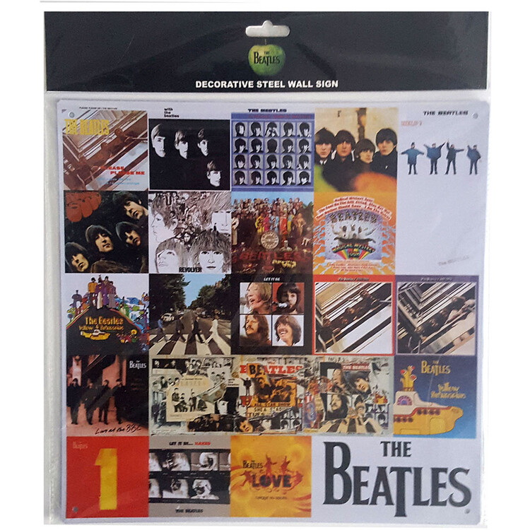 Metallschild The Beatles - Chronology