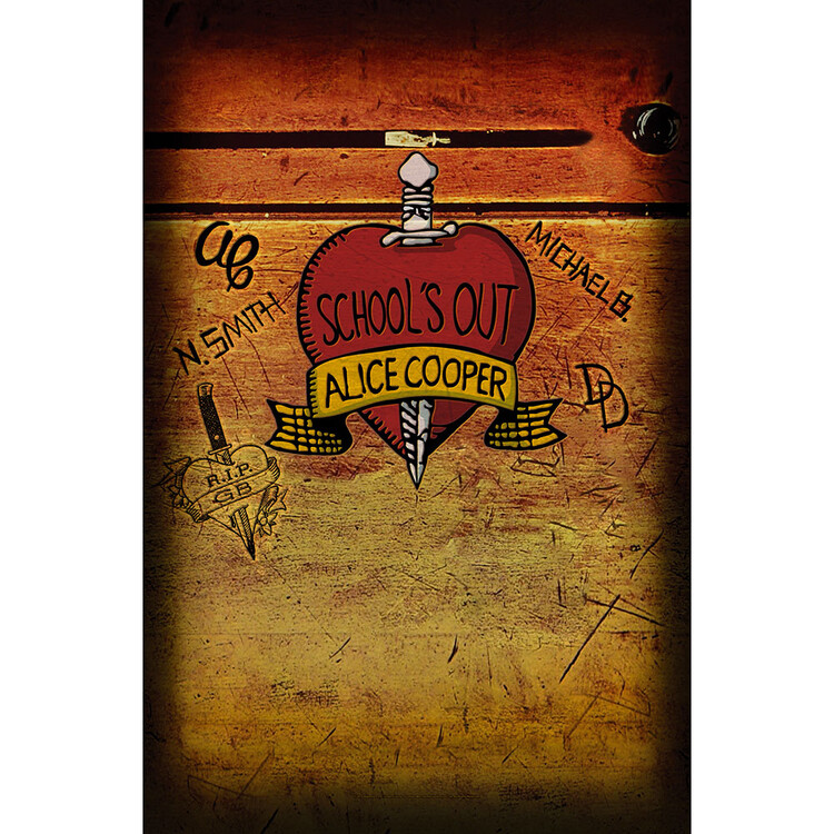 Textilposter Alice Cooper - Schools Out
