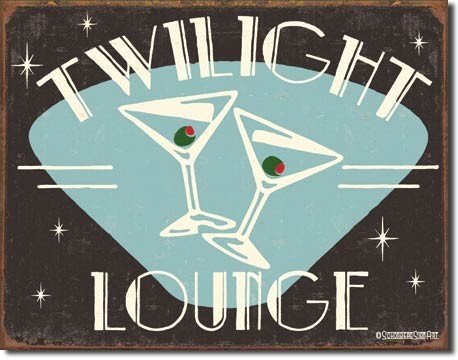 Metallschild SCHOENBERG - twilight lounge