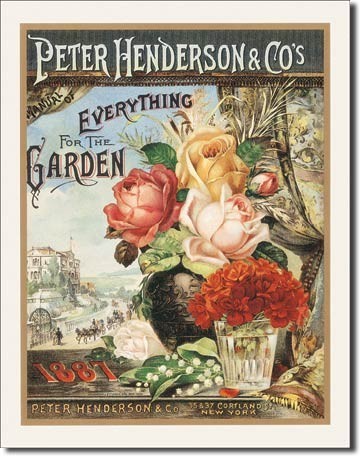 Metallschild HENDERSON - for the garden