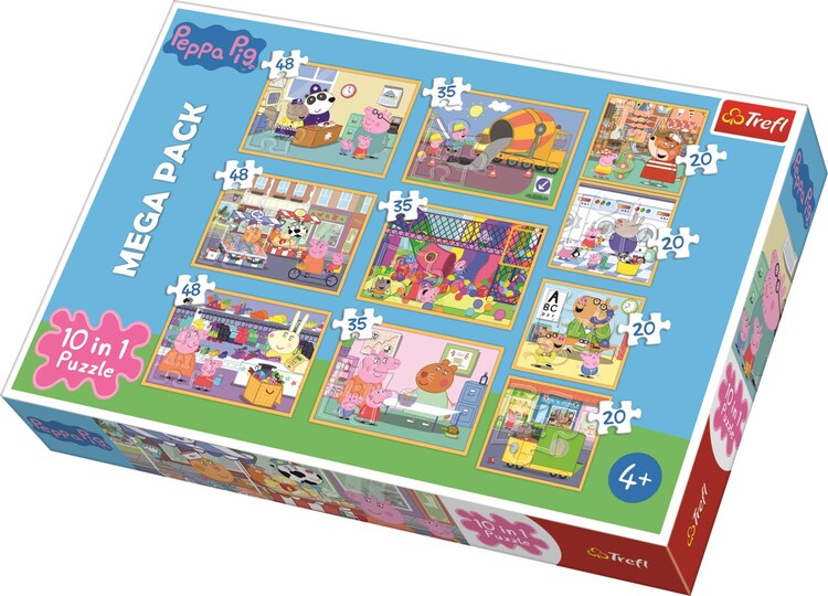 Puzzel Peppa Pig 10in1