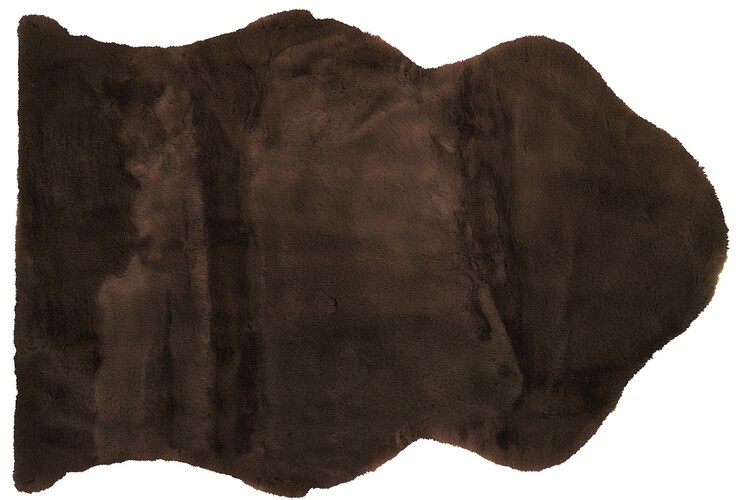 Teppich Sheep - Dark Brown Textil