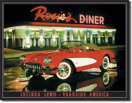 Metallschild LEWIS - rosie's diner