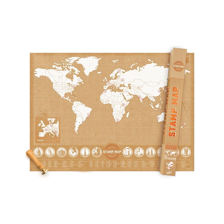 Ridsekort Stamp Map