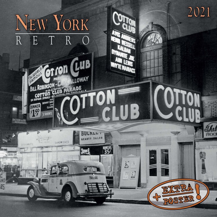 Calendario 2027 New York Retro