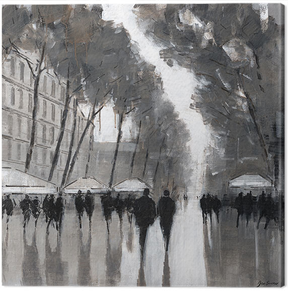 Bild auf Leinwand Jon Barker - Las Ramblas, Barcelona