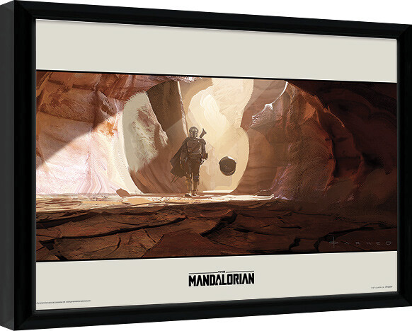 Poster incorniciato Star Wars: The Mandalorian - Journey