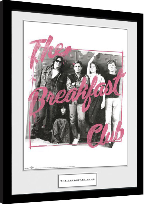 Rámovaný plakát Snídaňový klub - The Breakfast Club