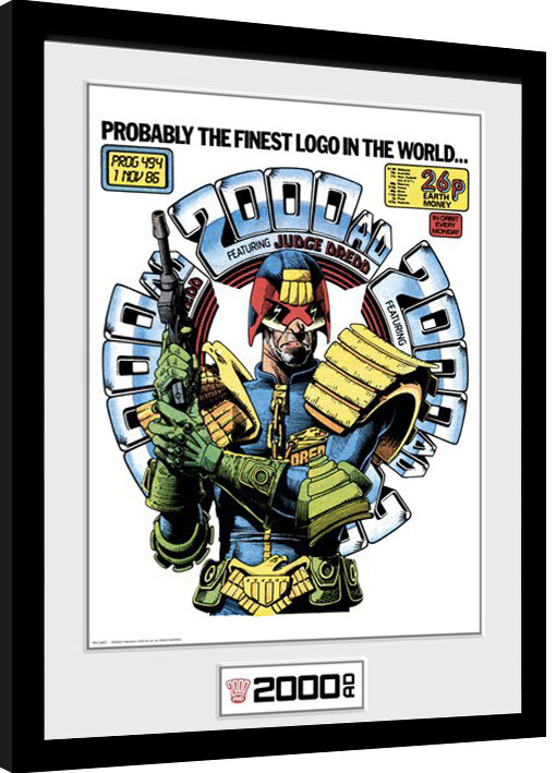 Poster enmarcado 2000 AD - Judge Dredd