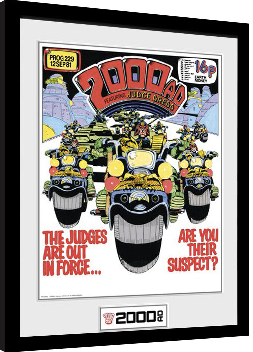 Ingelijste poster 2000 AD - Out in Force