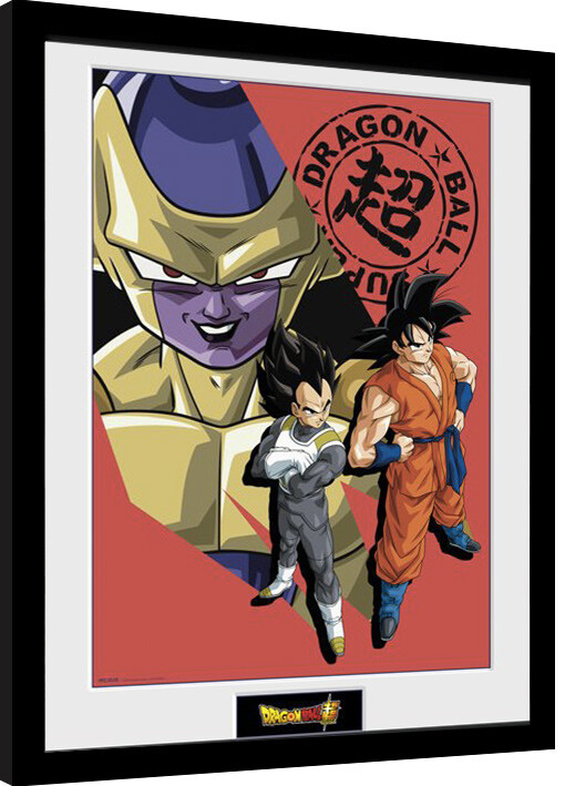 Gerahmte Poster Dragon Ball Super - Resurrection Group