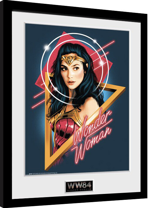 Poster incorniciato Wonder Woman 1984 - Retro