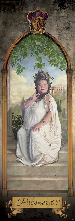 Plakát, Obraz - Harry Potter - Buclatá dáma, 53x158 cm