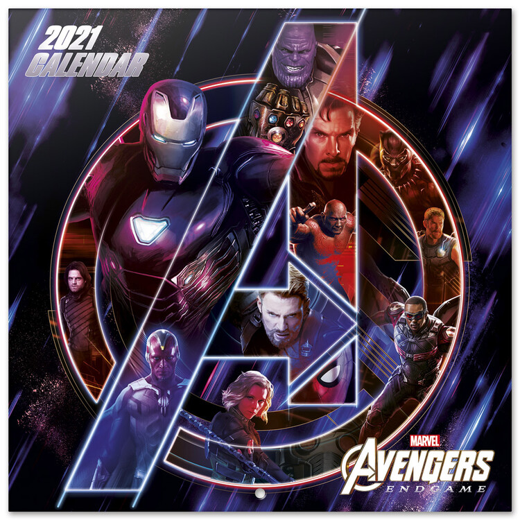 Naptár 2027 Marvel Avengers