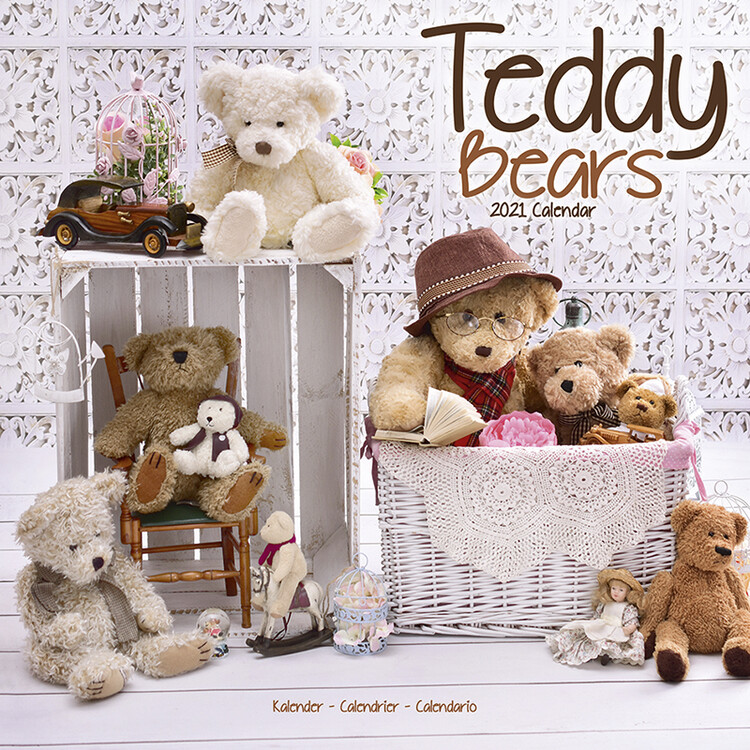 Kalender 2027 Teddy Bears