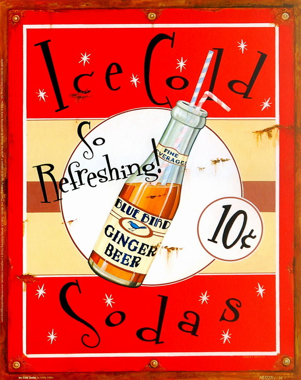 Umělecký tisk Ice Cold Sodas
