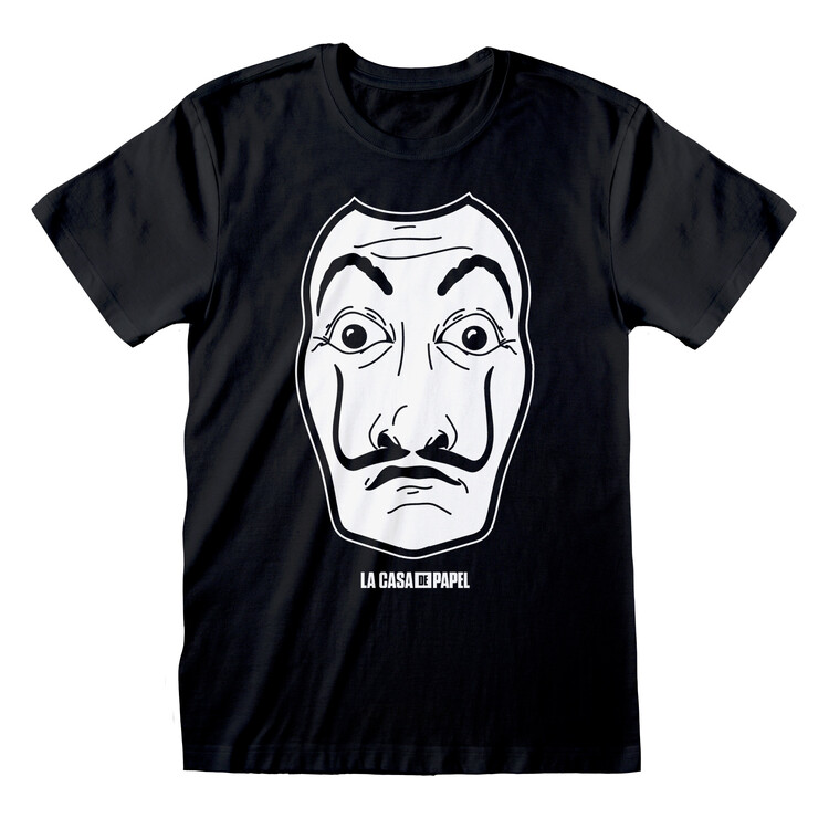 T-shirt Money Heist (La Casa De Papel) - Black Mask