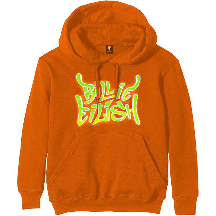 Levně Mikina Billie Eilish - Airbrush Flames, L