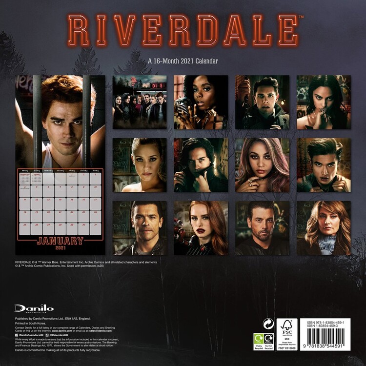 Riverdale - Wall Calendars 2024 | Buy at UKposters riverdale-wall-calendars-2024-buy-at-ukposters