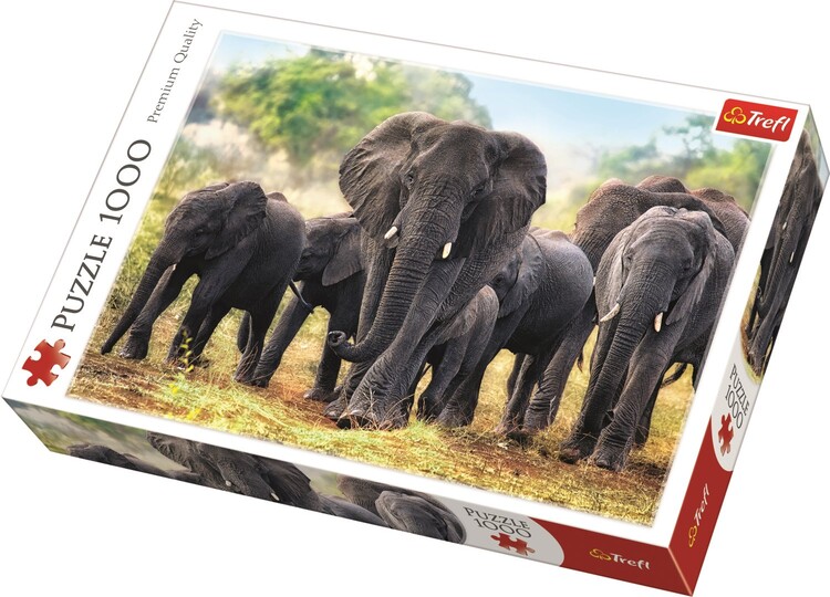 Puslespil African Elephants