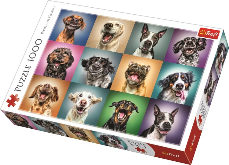 Puzzle Funny Dog Portraits