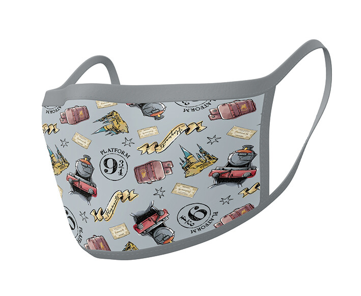 Kleding Mondkapjes  Harry Potter - Hogwarts Express (2 pack)