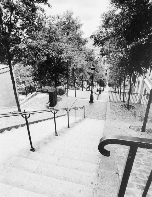 Art Print Escalier de Montmartre