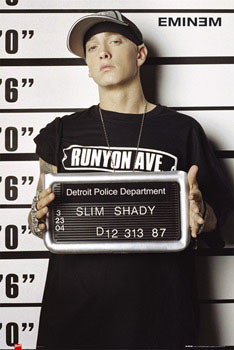 Poster Eminem - line up