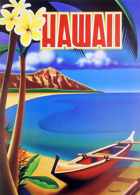Umělecký tisk Hawaii